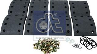 DT Spare Parts 4.91452 - Комплект тормозных башмаков, барабанные тормоза unicars.by