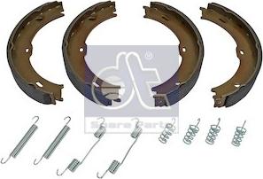 DT Spare Parts 4.91488 - Комплект тормозных колодок, барабанные unicars.by