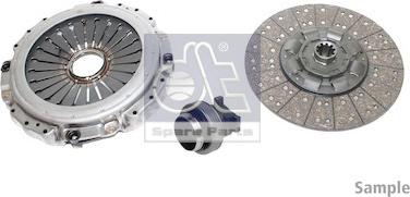 DT Spare Parts 4.92057 - Комплект сцепления unicars.by