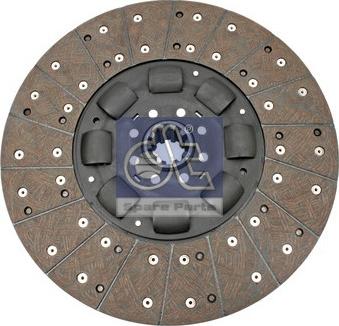 DT Spare Parts 4.64254 - Диск сцепления, фрикцион unicars.by