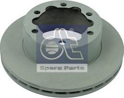 DT Spare Parts 4.67599 - Тормозной диск unicars.by