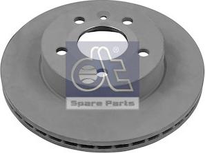 DT Spare Parts 4.67725 - Тормозной диск unicars.by