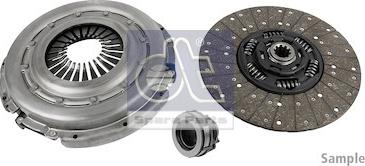 DT Spare Parts 5.95035 - Комплект сцепления unicars.by