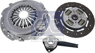 DT Spare Parts 6.93051 - Комплект сцепления unicars.by