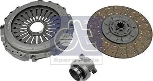 DT Spare Parts 6.93017 - Комплект сцепления unicars.by