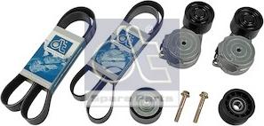 DT Spare Parts 6.92402 - Натяжитель, поликлиновый ремень unicars.by