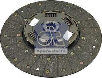 DT Spare Parts 6.40107 - Диск сцепления, фрикцион unicars.by