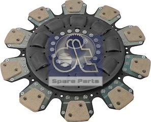 DT Spare Parts 6.40138 - Диск сцепления, фрикцион unicars.by