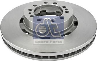 DT Spare Parts 6.61003 - Тормозной диск unicars.by