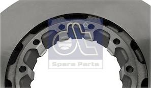 DT Spare Parts 10.34105 - Тормозной диск unicars.by