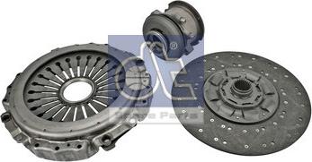 DT Spare Parts 1.31391 - Комплект сцепления unicars.by