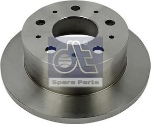 DT Spare Parts 12.41002 - Тормозной диск unicars.by