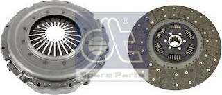 DT Spare Parts 3.94060 - Комплект сцепления unicars.by