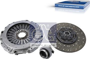 DT Spare Parts 3.94007 - Комплект сцепления unicars.by