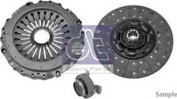 DT Spare Parts 3.94013 - Комплект сцепления unicars.by