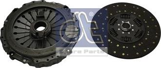 DT Spare Parts 2.93081 - Комплект сцепления unicars.by