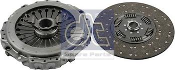 DT Spare Parts 2.97024 - Комплект сцепления unicars.by