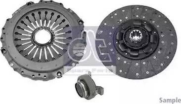 DT Spare Parts 7.90507 - Комплект сцепления unicars.by