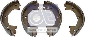 DT Spare Parts 7.92407 - Комплект тормозных колодок, барабанные unicars.by