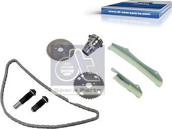 DT Spare Parts 7.55211 - Комплект цепи привода распредвала unicars.by