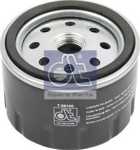 DT Spare Parts 7.58100 - Воздушный фильтр, двигатель unicars.by