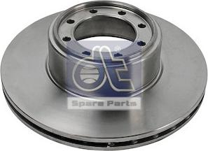 DT Spare Parts 7.36045 - Тормозной диск unicars.by