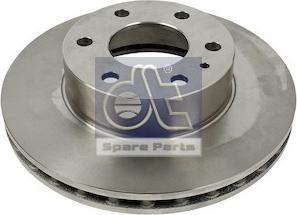 DT Spare Parts 7.36081 - Тормозной диск unicars.by