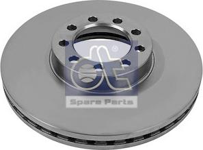 DT Spare Parts 7.36039 - Тормозной диск unicars.by