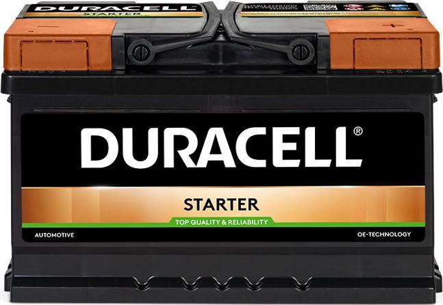 DURACELL 010570440801 - Стартерная аккумуляторная батарея, АКБ unicars.by