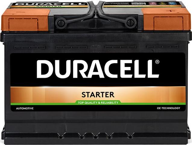 DURACELL 010572120801 - Стартерная аккумуляторная батарея, АКБ unicars.by