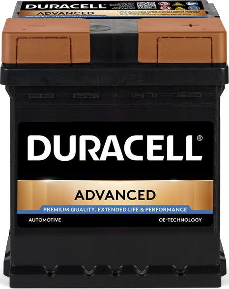 DURACELL 013542080801 - Стартерная аккумуляторная батарея, АКБ unicars.by