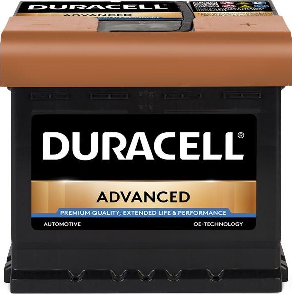 DURACELL 013544090801 - Стартерная аккумуляторная батарея, АКБ unicars.by