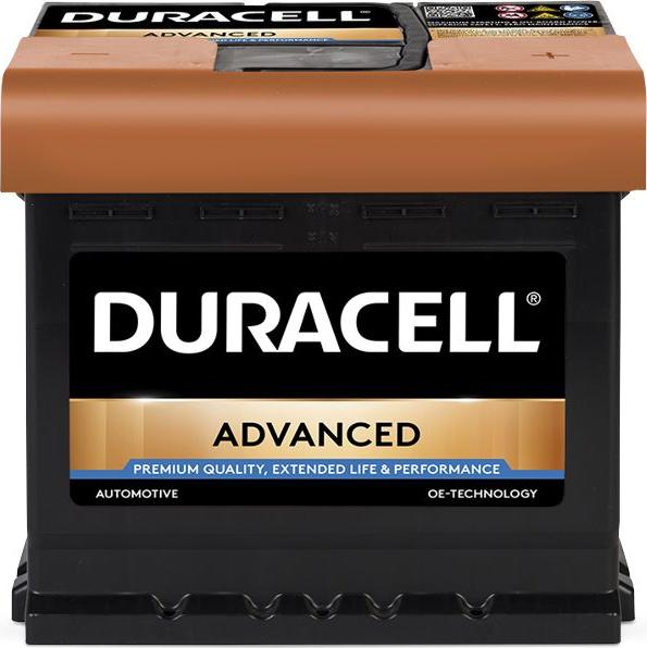 DURACELL 013550030801 - Стартерная аккумуляторная батарея, АКБ unicars.by