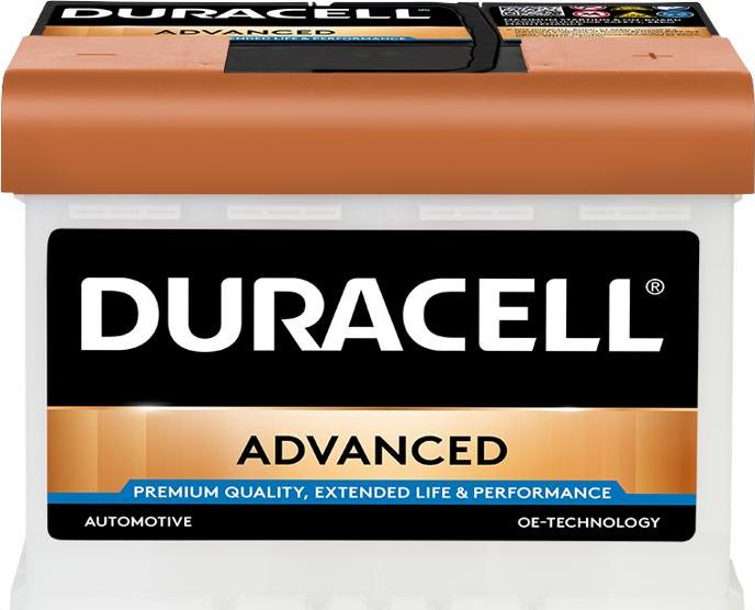 DURACELL 013563400801 - Стартерная аккумуляторная батарея, АКБ unicars.by