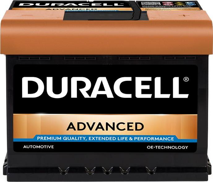 DURACELL 013562190801 - Стартерная аккумуляторная батарея, АКБ unicars.by