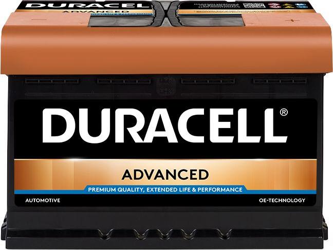 DURACELL 013574120801 - Стартерная аккумуляторная батарея, АКБ unicars.by