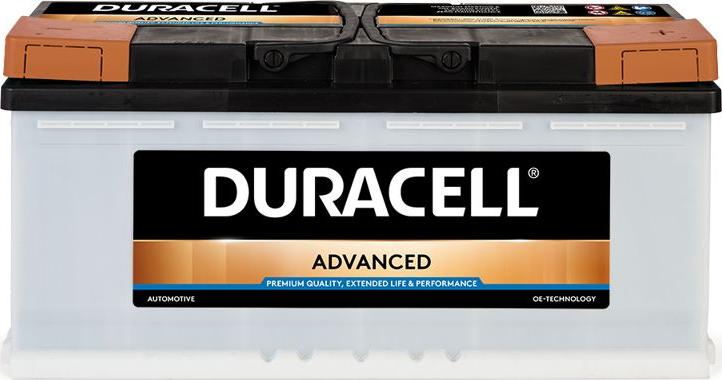 DURACELL 013600400801 - Стартерная аккумуляторная батарея, АКБ unicars.by