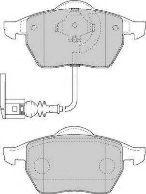 Quinton Hazell BLF1243 - Тормозные колодки, дисковые, комплект unicars.by