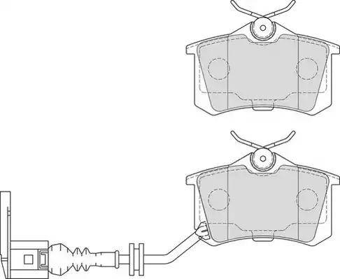 Duron DBP391645 - Тормозные колодки, дисковые, комплект unicars.by