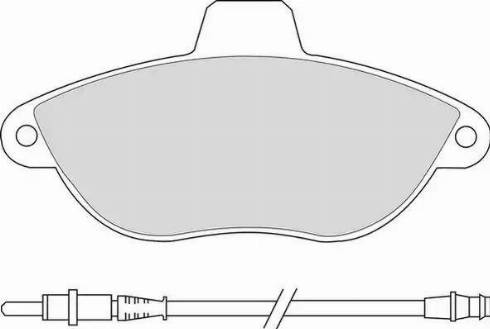 Duron DBP341002 - Тормозные колодки, дисковые, комплект unicars.by