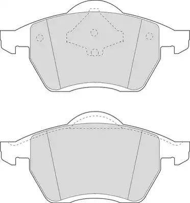 FORMA 645 - Тормозные колодки, дисковые, комплект unicars.by