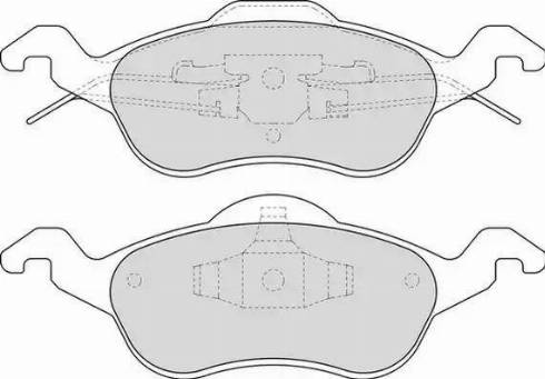 Duron DBP241318 - Тормозные колодки, дисковые, комплект unicars.by