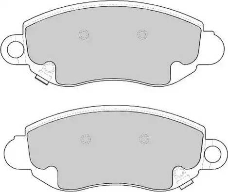 Duron DBP241381 - Тормозные колодки, дисковые, комплект unicars.by