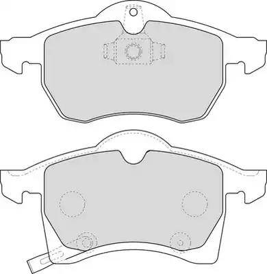 Duron DBP251295 - Тормозные колодки, дисковые, комплект unicars.by