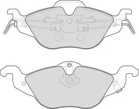 Duron DBP251293 - Тормозные колодки, дисковые, комплект unicars.by