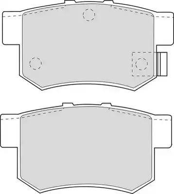 Duron DBP260956 - Тормозные колодки, дисковые, комплект unicars.by