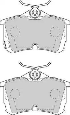 Duron DBP261506 - Тормозные колодки, дисковые, комплект unicars.by