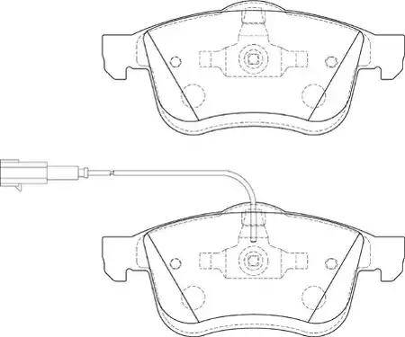 Duron DBP234184 - Тормозные колодки, дисковые, комплект unicars.by