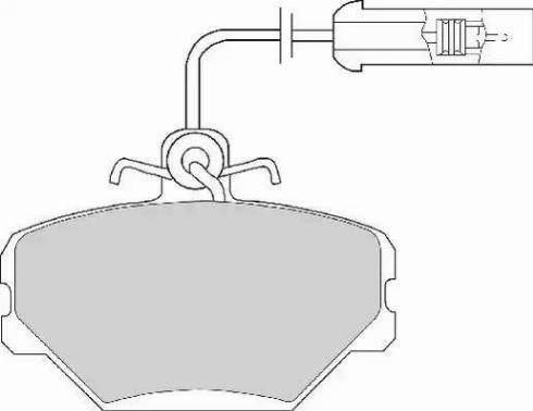 Magneti Marelli 363700200353 - Тормозные колодки, дисковые, комплект unicars.by