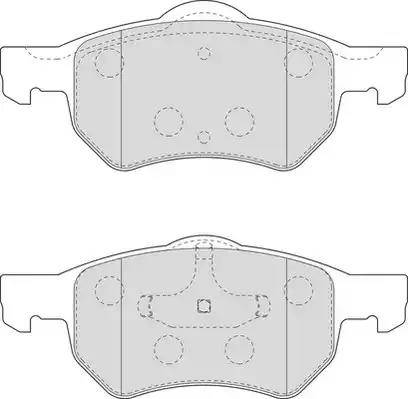 Duron DBP221474 - Тормозные колодки, дисковые, комплект unicars.by